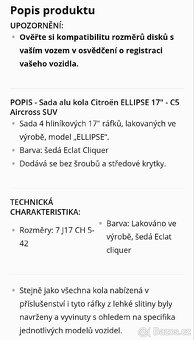 alu kola CITROEN R17 - 20