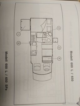 Obytný vůz HOBBY 600D/650 MAXI FSE r.v. 2000 - 20