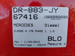 Mercedes A 160 1.5 CDI  automat, 126.475 km - 20