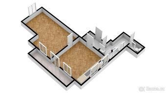 Pronájem krásného bytu 2+KK/B, 50 m2, Praha 4 - Podolí, Prav - 20