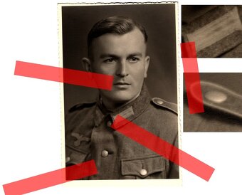 Fotografie vojáků Wehrmacht / Luftwaffe originál WH LW - 20
