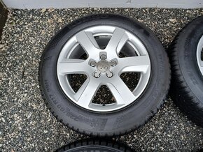 Pěkná zimní orig alu kola Audi A6, Kumho 225/60/17 vzorek 7m - 20