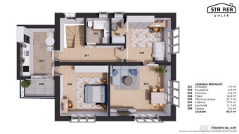 Prodej rodinného domu, 306 m2, Pržno - 20