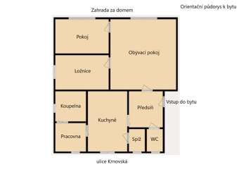 Prodej bytu 3+1 s krbem a zahradou, ul. Krnovská, Opava. - 20
