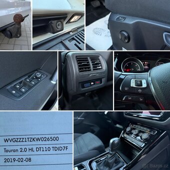 VW Touran HIGHLINE 2.0 TDI DSG 110KW/Fulled/Navi/Tažný/2020 - 20