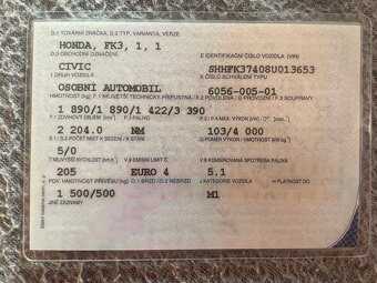 Honda Civic 2,2 CDTi (2009) nové v ČR, 173tis.km - 20
