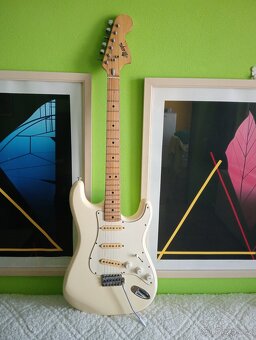 52 ročná vintage Maya Stratocaster (70. roky)-original Japan - 20