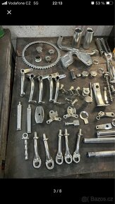 Jawa 50 pionyr mustang 550 555 05 20 21 23 zinkové Dily - 20