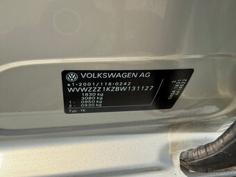 ► VW GOLF VI 1,6 MPI BEN/LPG - 75 kW, AUTOM. PARKOVÁNÍ ◄ - 20
