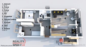 Pronájem, byty/3+1, 98 m2, Malecká 1118, Chrudim IV, 53705 C - 20