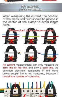 Klešťový multimetr ANENG ST 180. Nový - 20