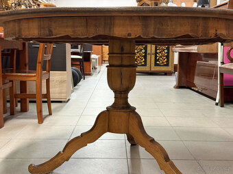 dvakrát historický set dubového stolu a šesti židlí - 20