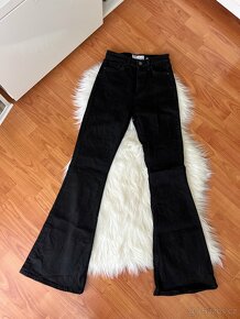 BERSHKA FLARE NOVÉ DÁMSKÉ DŽÍNY DO ZVONU, VYSOKÝ PAS - 20