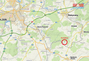 Prodej pozemku k bydlení, 614 m², Kornatice - Milínov - 20