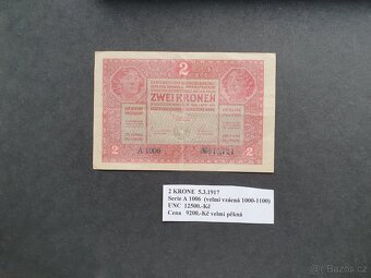 Prodám bankovky 18 ks - 20