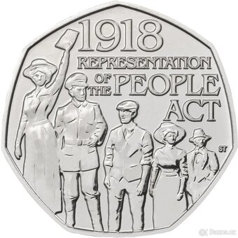 50 pencí pamětní mince 1973 - 2018 výběr (cena za ks, ČTĚTE) - 20
