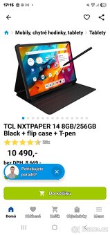 Tablet TCL NXTPAPER 14.3 8GB/256GB - 20