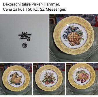 Stará a starší keramika, sklo, porcelán. Cena za kus. - 20