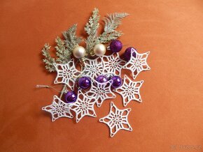 Háčkované vánoční ozdoby - 20