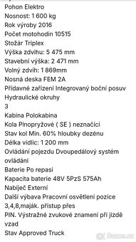 VZV Linde E 16 P - 20