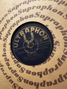 Staré šelakové gamofonové desky - 71 ks - 20