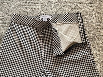 Nové dámské kostkované kalhoty Primark - č. 40, boční zip - 20