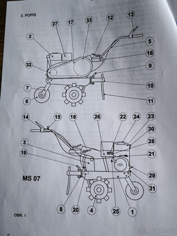 Motokultivátor Mountfield MS 07 VA – KULTI, - 20