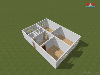 Prodej bytu 3+1, 65 m², Kaznějov, ul. Poštovní - 20