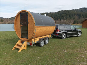 Sauna Marivox, venkovní finská sauna, barelová sauna - 20