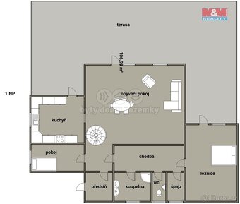 Prodej rodinného domu, 433 m², Mnich - 20