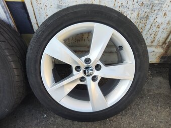 16"letní alu sada Dione 5x100 origo Škoda Rapid Fabia Polo - 2
