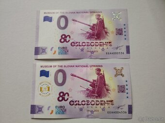 0 euro suvenírová bankovka 2025 - 2