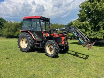 Zetor 4340 s čelním nakladačem s SPZ - 2