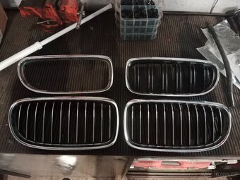 BMW E90 lci ledvinky chrom - 2