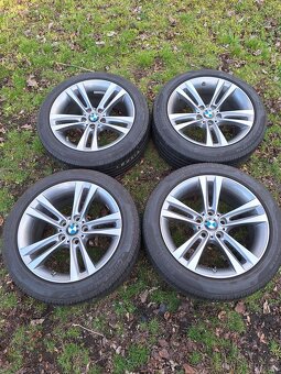 Alu kola 5x120 BMW R18 originál pneu 225/50/18 - 2