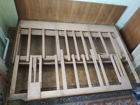 Rozkládací Gauč Pohovka Sedačka Postel Halabala Vintage - 2