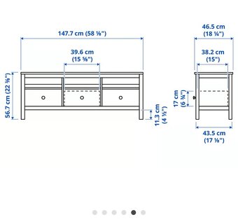 Hemnes tv stolek - 2