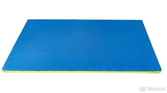 Tatami Champion puzzle žluto-modrá 105cm x 105cm x 2cm - 2