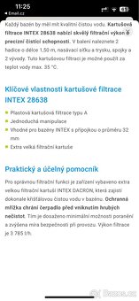Intex Filtrace kartušová 28638 - 2