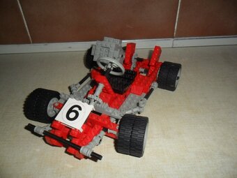retro kostky, domino, auto lego, autíčka, figurky, duplo - 2