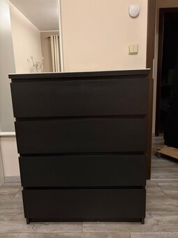 IKEA Malm 2ks + Tv stolek - 2