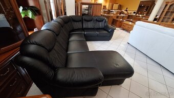 Kožená sedací souprava ve tvaru U - 2