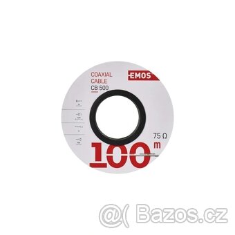 Koaxiální televizní kabel EMOS CB500 - 2