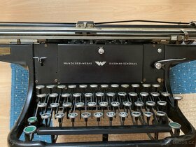 Starý vintage psací stroj Continental starožitnost dekorace - 2