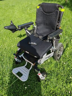 Elektrický invalidní vozík inSPORTline Hawkie + náhradní bat - 2