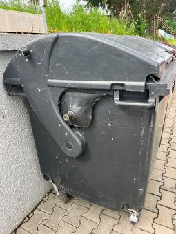 popelnice 1000 litrů, zánovní - 2