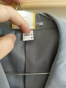Pánské sako šedomodré 54 - Men's Style - 2
