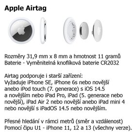 Apple Airtag- upravený na ochranu majetku (bez reproduktoru) - 2