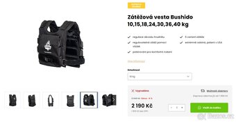 Zátěžová vesta Bushido (0-18 kg) - 2