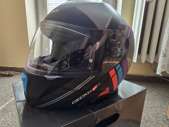 Přilba helma na motorku Axxis vyklápěcí vel. L - 2